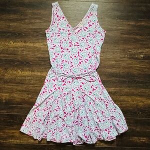 LOFT Women’s Peacock Mini Casual Dress XS